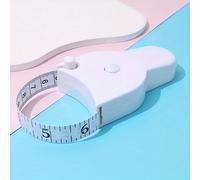 TEMU 1 , una cinta métrica automática retráctil 3D de Y para la cintura, para fitness y mediciones , de cuero , adecuada para coser, hacer manualidades y un regalo para Navidad y Halloween.