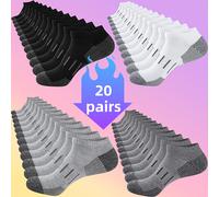 TEMU 10/20 de Calcetines Unisex, Cómodos, Modernos, Resistentes al Olor, Transpirables, para Negocios, Deportes, Tejido de 168 Agujas