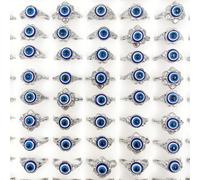 TEMU 10//50/100pcs Anillos de Ojo de Vintage Adecuados para Hombres y Mujeres con Atuendos Diarios Dos Colores Clásicos para Elegir Accesorios de Estilos y Tamaños Inciertos