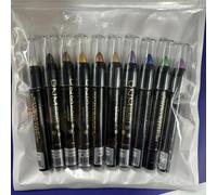 TEMU 10 Colores de Maquillaje de Ojos Impermeable Bolígrafo de Color Perla Stick de Luz Bolígrafo de de Seda/Rotativo de Ojos de Ojos Mate Perla