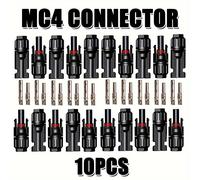 TEMU 10 , Conector Solar MC4 Hembra Conectores de Panel Solar para Cable Solar de 2.5/4/6 Mm2 Solar Conector Fotovoltaico