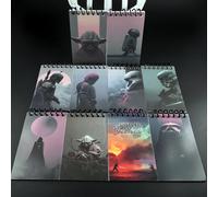 TEMU 10 cuadernos de Star Wars - Planners mini de estilo de personajes, perfectos para la organización diaria y semanal, ideal para regalar en o Pascua, cuadernos para