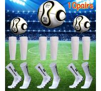 TEMU 10 de Calcetines Gruesos con Antideslizante de Silicona y Leggings Deportivos Gruesos y Transpirables para Tobilleras