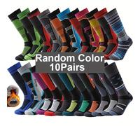 TEMU 10 de Calcetines Térmicos para Hombre - Altos la , Abrigo con Acolchado Completo de Felpa, Calcetines Gruesos para Frío, Ideales para Esquí, Snowboard y Escalada en Hielo