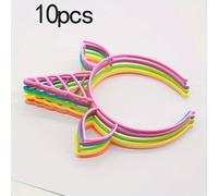 TEMU 10 de pelo de unicornio mágico de color aleatorio - Decoraciones vibrantes para fiestas de de niñas - Set de recuerdos y detalles para a tu