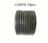 TEMU 10 discos de con respaldo de fibra - 4.53" (115mm) Medio 60/Grit Azul, muelas de eficiencia para eliminar en metales