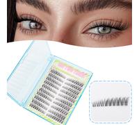 TEMU 10 Filas de 180 Extensiones de Pestañas de , Estilo , Natural, Fácil de Operar, DIY 3D