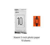 TEMU 10 Hojas Compatibles con Impresora de Fotos Xiaomi Pocket, Papel Fotográfico Zink , Papel de Impresión de Fotos a Color 50mm*76mm