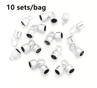 TEMU 10 Juegos de Ganchos con Hebilla Vintage, Accesorios para Hacer Joyería, Conectores para Pulseras y Collares DIY