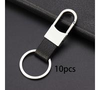 TEMU 10 Llaveros Personalizados de de Cuero y Metal, Anillos de Llave Grabados a Medida, Adiciones Únicas para el Coche para Hombres, un Regalo Especial de Llavero para Papá o Novio