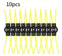 TEMU 10-Pack ProCut Cuchillas de Cortadora de Césped con Líneas de Desmalezadora - Fácil Instalación, Accesorios Duraderos de Cuidado de Césped y Jardinería