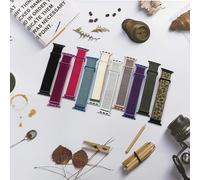 TEMU 10-Pack Soft Nylon Loop Bands, Pulseras de malla transpirable y elástica para Apple Watch 38/40/41/42/44/45/49mm, Unisex, Compatible con iWatch Ultra/SE/8/7/6/5/4/3/2, Sin batería requerida