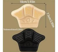 TEMU 10 Piezas de Almohadillas Antideslizantes para Tacones - Plantillas Unisex para Zapatillas, Previenen Resbalones y Ampollas, Ajuste para Hombres y Mujeres (Económicas)