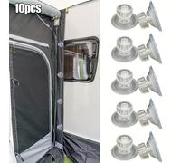 TEMU 10 piezas de almohadillas de fijación de de techo de gran agarre para caravana, motorhome, organizador, 45 mm, RV, parabrisas y cubiertas de techo