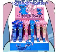 TEMU 10 piezas de bolígrafos de gel de dibujos animados de Stitch - y duraderos, diseño pastel rosa, azul, , verde y para oficina, y escritura creativa.