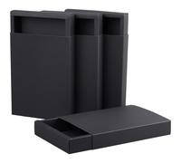 TEMU 10 Piezas de Cajón de Papel 20x15x3cm Negra para Jabón, Joyería, Dulces, Snacks, Cajas Pequeñas para Regalos, Envoltura de Regalos, Fiestas de Navidad, y Favores