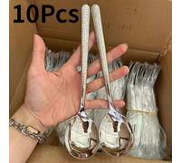 TEMU 10 Piezas de Cucharas de Acero Inoxidable Martilladas, Resistentes al Óxido y Duraderas para Cocina Coreana y , Diseño Ergonómico, Utensilios de Cocina de Larga Duración