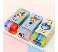 TEMU 10 piezas de de borrar rectangulares de sintético con temática de espacial, ideales para limpiar y borrar. para . Perfectas para que los las lleven en todo