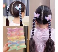 TEMU 10 piezas de diademas de línea con mariposas y dulces, set de horquillas de mariposas suaves y versátiles en 5 colores, ideales para accesorios de cabello diarios y versátiles