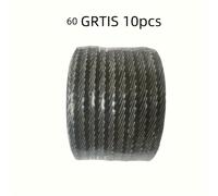 TEMU 10 Piezas de Discos de con Fibra - 4.53" (115mm), Medio 60, Azul, Ruedas de Molienda de Eficiencia para Eliminar Óxido en Metales