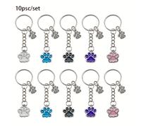 TEMU 10 Piezas de Llaveros Adorables con Animales, Set Mini Colgantes Decoraivos para Regalos, ¡Regalo ! Diseño Divertido y Duradero, Ícones Para Peluditos o Festivaleiros