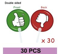 TEMU 10/ piezas de Me y para votación en el aula, suministros del maestro para actividades interactivas grupales pequeñas materiales escolares señalización