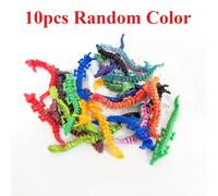 TEMU 10 piezas de mini dragones de juguete articulados impresos en 3D, de cristal, perfectos como juguete para inquietos o decoración de escritorio ejecutivo, ideales para el hogar, y coleccionistas