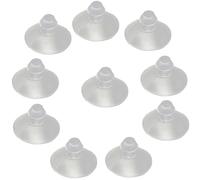 TEMU 10 piezas Mini Ventosas de Vidrio Transparente para Mesa, 18Mm / 0.7 Pulgadas, Almohadillas Antideslizantes, Micro Ventosas Transparentes para Mesas y Muebles