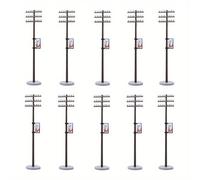 TEMU 10 piezas por paquete, de de mesa de arena, de tren, de utilidad - 1:100, Estilo 03