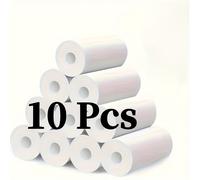 TEMU 10 Rollos de Papel Térmico, Adecuado para Cámaras Instantáneas y Impresoras con Errores, Superficie de 65g, para Impresión de Fotos, Sin Necesidad de Tinta, Papel Fotográfico