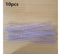 TEMU 10 unidades de anillos de enroscado de PVC ReadStar, 3/8 (9,5 mm) de paso, anillos sueltos para libros A4 A5 B5, sujetadores de plástico duraderos para organización de binders