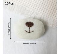 TEMU 10 unidades de ojos, y bocas de peluche DIY - Accesorios de tela para muñecas, animales de peluche y proyectos de manualidades, suministros de manualidades | Diseño |