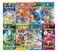 TEMU 10 X Pokémon Booster - Selección de la Edición Coreana de Diversas Series Sin