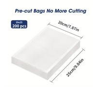 TEMU 100/200/300 Bolsas de Malla al Vacío | Reutilizables, Herméticas y de para la Organización de la Cocina del Hogar y para la Conservación de Alimentos