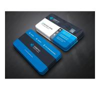 TEMU 100/200/500 Tarjetas Personalizadas para Negocios o - Logotipos y Información de Personalizados - Impresión a Cara, Plegado - Final Mate para Redes de Contactos Profesionales