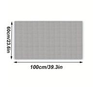 TEMU 100*60 pulgadas, turbo manómetro de motocicleta, térmico, placa embutida de 0,12 pulgadas para tubo de escape, tablero de aislamiento de motor de automóvil