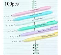 TEMU 100 Bolígrafos Personalizados de , Pluma para Firmas y Escritura, Regalo Ideal para Estudio, Oficina, , , , Material Escolar o Detalles de Fiesta