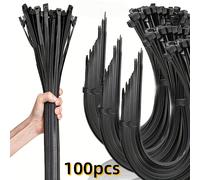TEMU 100 de nylon de resistencia de pulgadas, resistentes a roturas y de capacidad de carga, duraderas para el hogar, , la , gestión y organización de cables