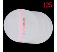 TEMU 100 hojas de papel de filtro de de pureza - Medio de filtro cualitativo/analítico, velocidad media para química, biología, , adecuado para y educación (Hojas)