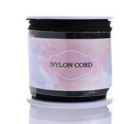 TEMU 100 metros de hilo de nailon de 0.8 mm para hacer nudos chinos, pulseras de macramé, cuerdas trenzadas para borlas, abalorios y diseños Shamballa.