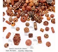 TEMU 100 piezas/bolsa Set de Cuentas Acrílicas 7-30mm Estilos , Esenciales para Hacer Joyería, Suministros DIY para Collares y Pulseras Artesanales, para y Accesorios de Moda, Variedad de Abalorios