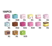 TEMU 100 Piezas de Bloques Magnéticos Set - Juego Educativo de Construcción STEM, Cubos Magnéticos Árbol Sakura, Juguetes para Niños, Regalo de Bloques Magnéticos