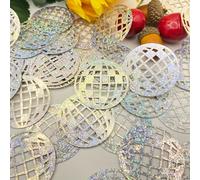 TEMU 100 piezas de Discoteca Láser Modelado Cartulina Rígida Colorido Decoración para