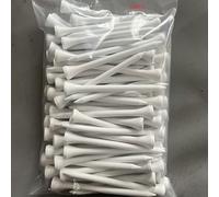 TEMU 100 piezas de golf de madera blanca premium - 3-1/8" duraderos y suaves, ideales para mejorar el juego, mejora del | Tees de golf | , diseño de tee de madera