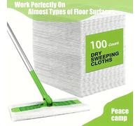 TEMU 100 Piezas de Paños Antiestáticos para Polvo - Mejorados y Engrosados, Limpieza e Húmeda, Eficiencia para Uso Doméstico y Oficina, Suministros Comerciales con Diseño Material Premium