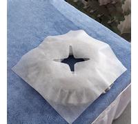 TEMU 100 unidades de almohadillas desechables para salones de belleza, cojines faciales y fundas no tejidas para camas de masaje