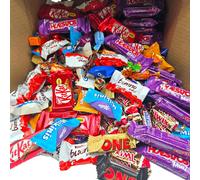 TEMU 100 Unidades de Chocolates de Navidad Mini Assorted | Caja de Chocolates Gourmet MINI Versiones de Kit Kat, Toblerone, Kinder Bueno, Twix, Snickers, Kinder Chocolate, Shochobons y Mars