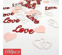 TEMU 100 unidades de de LOVE de cara en , para crear un romántico , ideal para banquetes de , , San Valentín, días de confesión, aniversarios