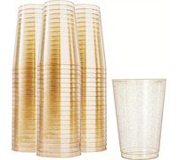 TEMU 100 Vasos de Agua, Bordes Redondeados, Fáciles de Limpiar, Ideales para , y Otras Ocasiones, Haz que tu