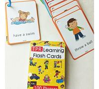 TEMU 100 y Frases (50 piezas) Tarjetas de Aprendizaje Total Physical - Juego Educativo en Inglés para de 4 a 12 años, Regalo